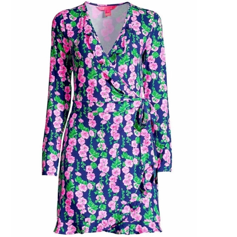 Lilly Pulitzer Floral Wrap Dress/romper
